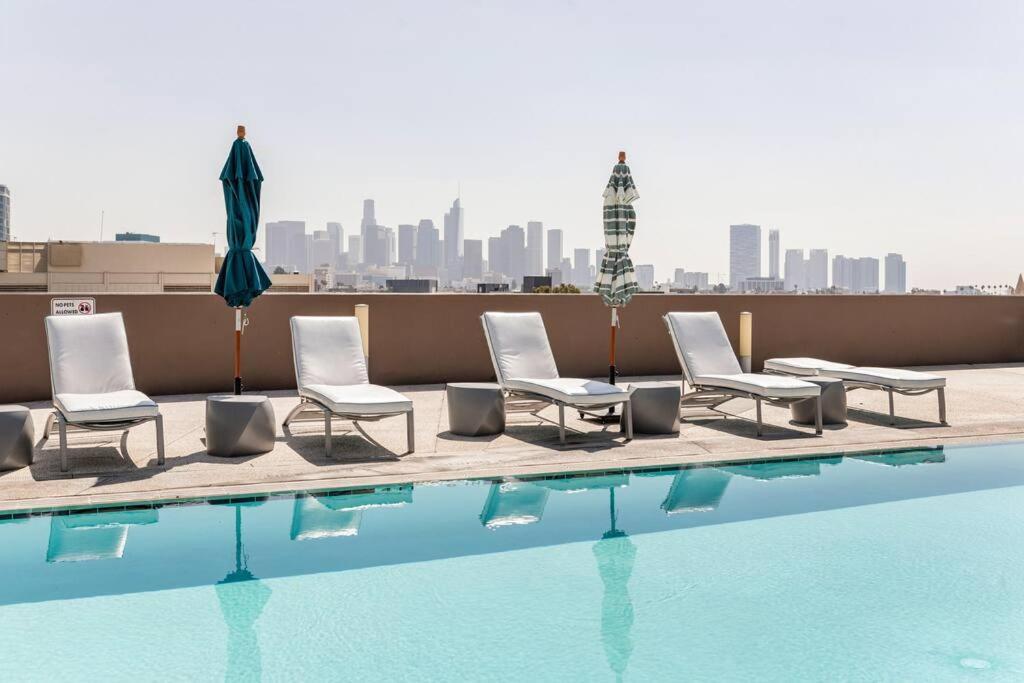 Lovely Upscale High Rise Private Parking & Pool Los Angeles Exterior foto